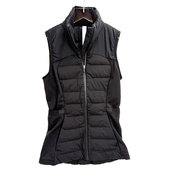 Lululemon Jackets & Blazers - Lululemon Down For It All Vest Black Size 2 Running Puffer Quilted Vest